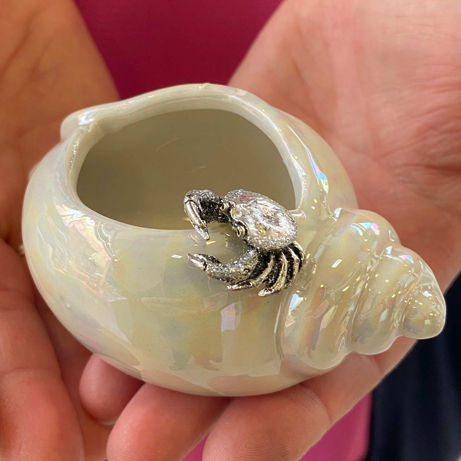 Conchiglia in ceramica lucida Brand VALENTI & CO.
