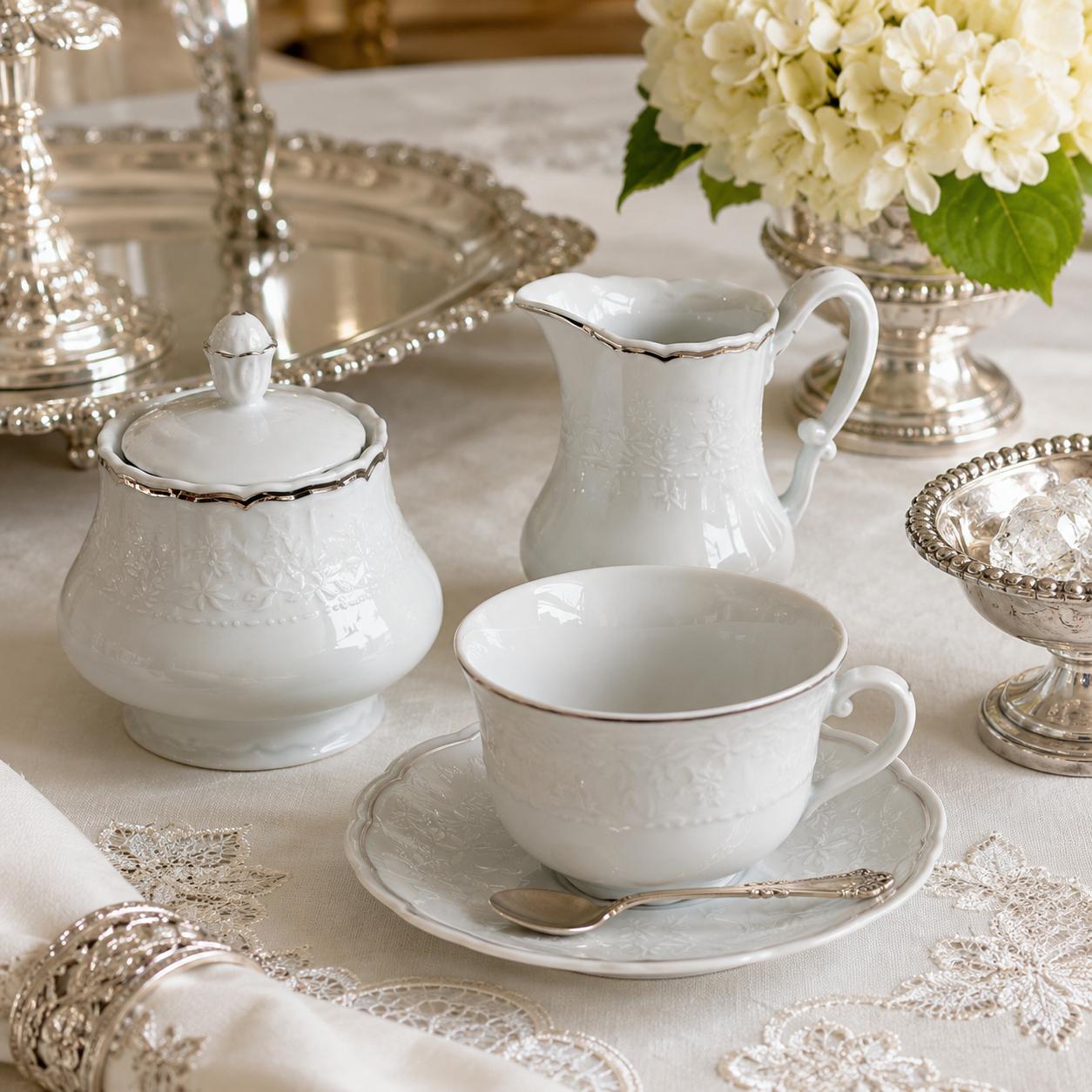 Servizio da Tè Philippe Deshoulières – Eleganza in Porcellana di Limoges