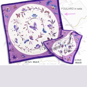 Foulard in seta firmato Enzo MICCIO
