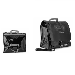 Borsa Messenger per bicicletta nera That's Italia