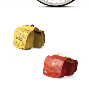 Borsa doppia per bicicletta That's Italia Gialla o rossa