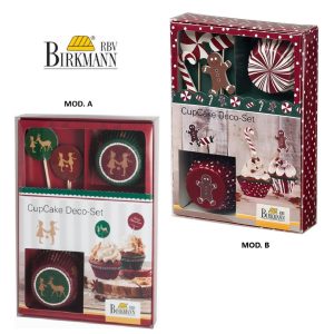 Set decori per Muffin e Cupcake Natale Birkmann