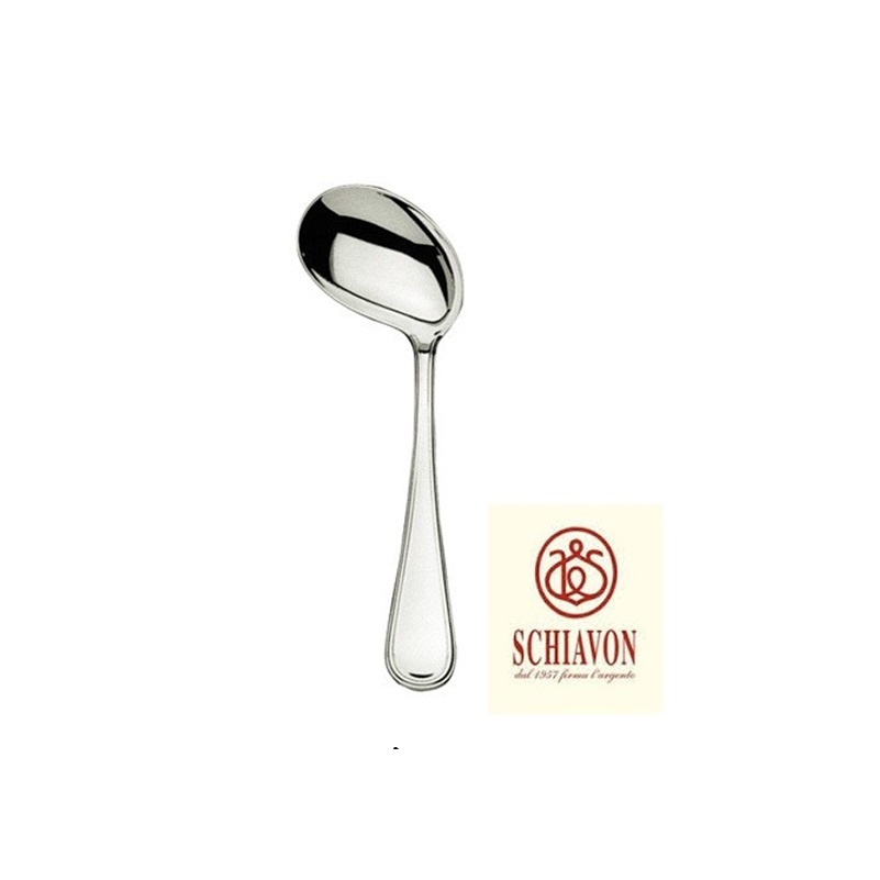Cucchiaino Pappa Stile Inglese Argento 800 SCHIAVON ARGENTERIA