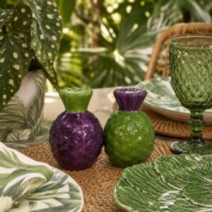 Set sale e pepe a forma di Ananas in porcellana di Sarah Anderson Paris