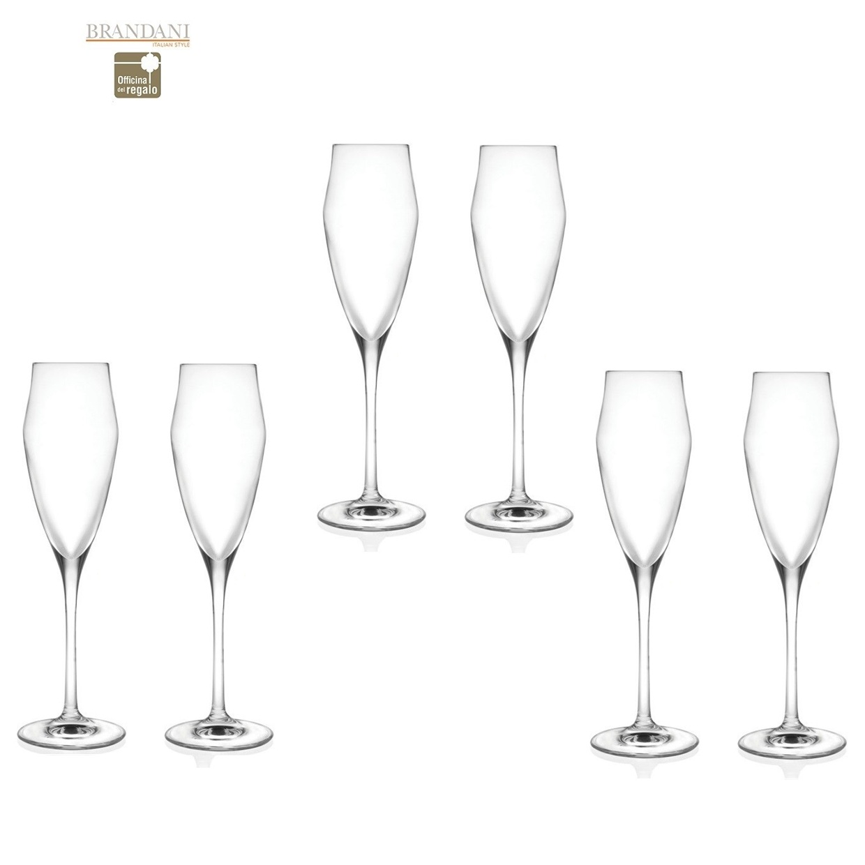 Servizio 6 Flutes Linea Contatto BRANDANI