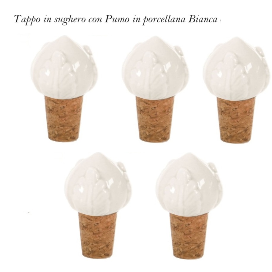 Tappo Pumo sughero porcellana
