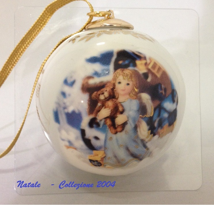 Palla di Natale porcellana Edizione LIMITATA 2004 GOEBEL