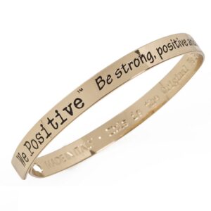 BRACCIALE WE POSITIVE FRIENDS COL. ORO