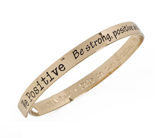 BRACCIALE WE POSITIVE FRIENDS COL. ORO