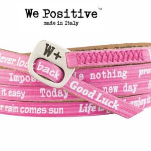Bracciale WE POSITIVE VINTAGE Col. Rosa Bubble Gum