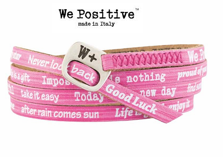 Bracciale WE POSITIVE VINTAGE  Col. Rosa Bubble Gum