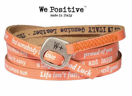 Bracciale WE POSITIVE VINTAGE Col. Arancio