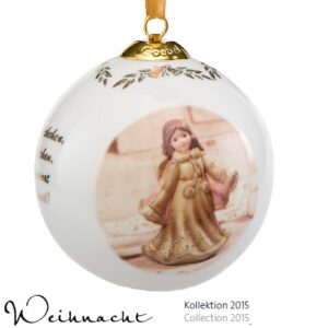 Palla di Natale in porcellana Edizione Annuale 2015 GOEBEL