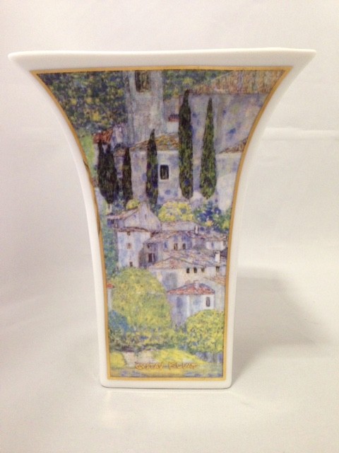 Vaso Klimt in porcellana Goebel Linea Artisti