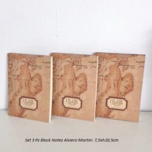 Set 3 Pz Block Notes ALVIERO MARTINI 1° CLASSE