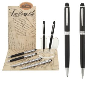 Linea Penna e Matita in metallo laccato nero BAGUTTA