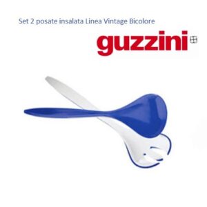 Set  2 Posate Insalata Linea Vintage Guzzini Blu