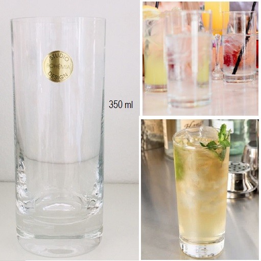 Bicchiere alto Long Drink Cocktail set 6 pezzi