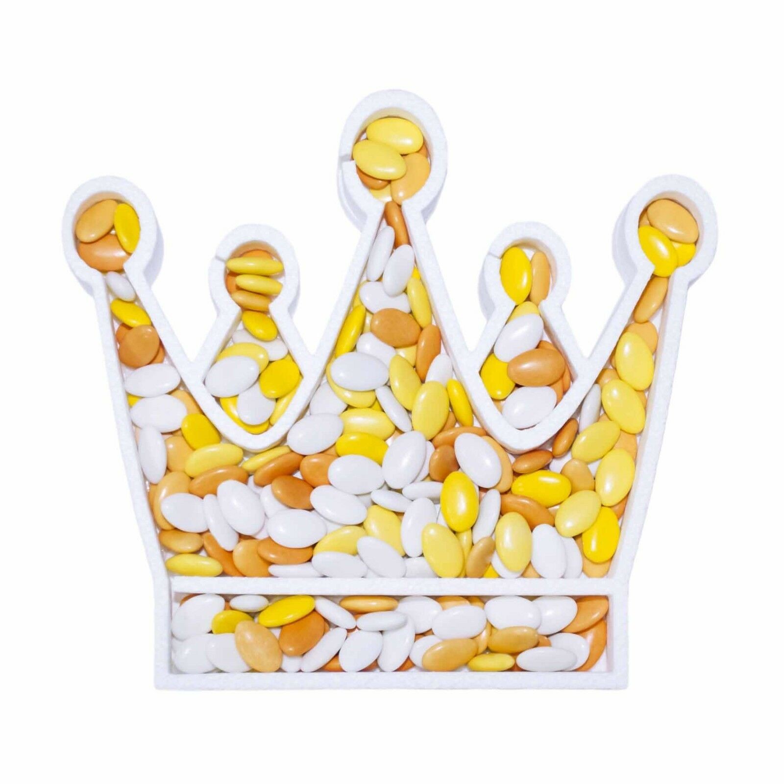 Contenitore Confetti Corona della Regina in Polistirolo