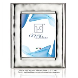 Portafoto Cornice in Argento retro legno