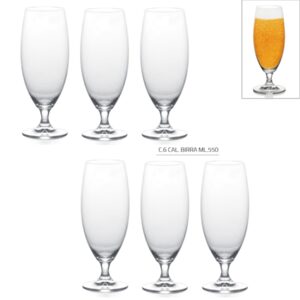 Servizio 6 Calici Birra grandi 550 ml