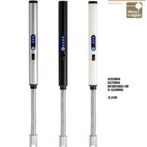 Accendino elettrico ricaricabile usb in vari colori