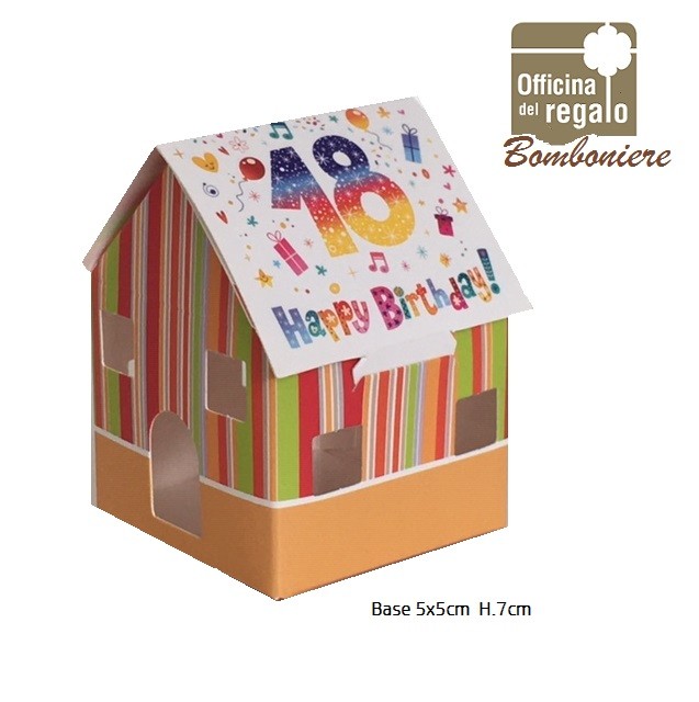 Scatoline portaconfetti 18 anni Compleanno