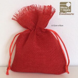 Sacchettino in iuta Rosso Laurea