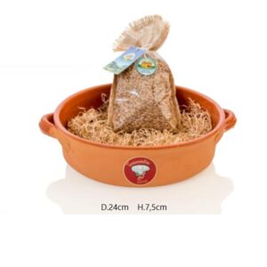 Tegame con manici in Terracotta Linea Terranostra