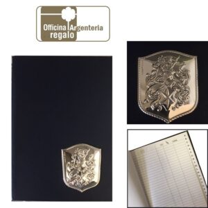 Rubrica copertina Blu con Blasone Argento 925%o