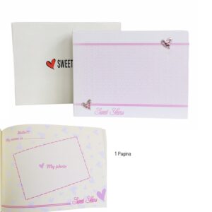 Album foto Rosa Cuore e strass Sweet Years