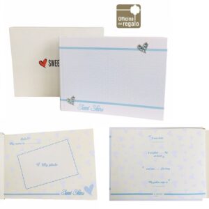 Album foto azzurro con cuore strass Sweet Years