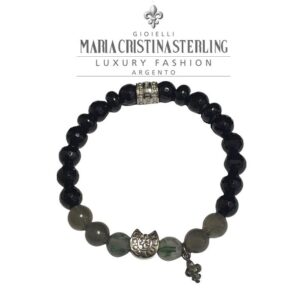 Bracciale donna elastico Lucky stones Maria Cristina Sterling