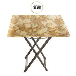 Table pliant in acciaio con vassoio Linea GEO ALVIERO MARTINI