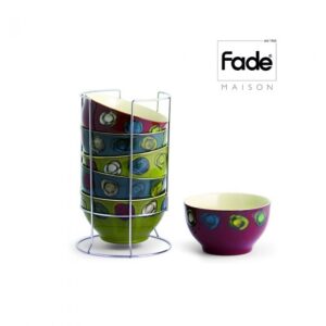 Set 6 ciotole coppette colazione dolce Greta FADE