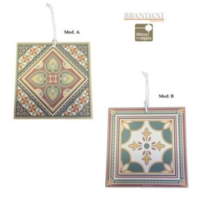 Sottopentola in ceramica e sughero decoro Le Cementine BRANDANI