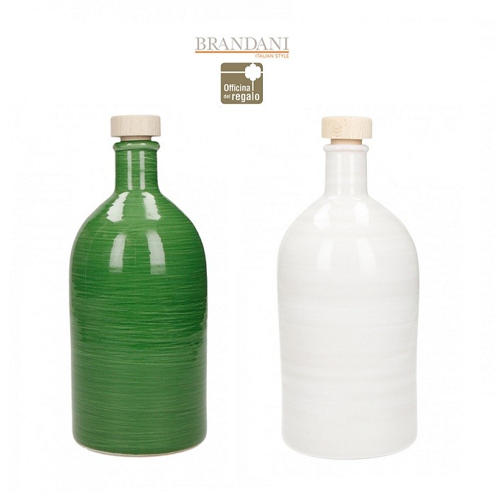 Oliera Artigianale in terracotta smaltata BRANDANI