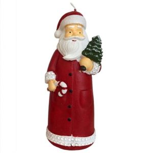 Candele a forma di Babbo Natale