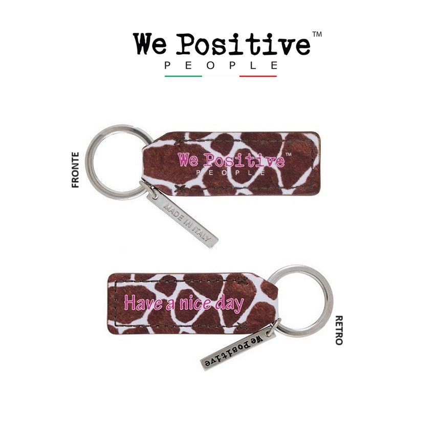 Portachiavi ecopelle We Positive