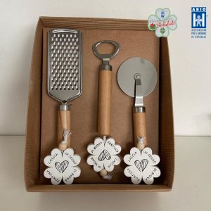 Set regalo accessori cucina Solidali ABIO