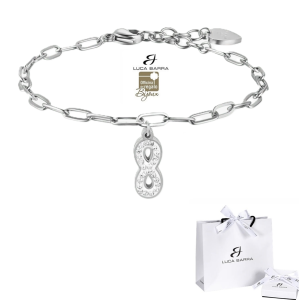Bracciale con ciondolo infinito Luca Barra