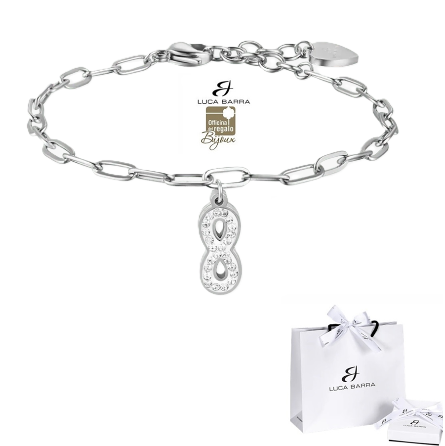 Bracciale con ciondolo infinito Luca Barra