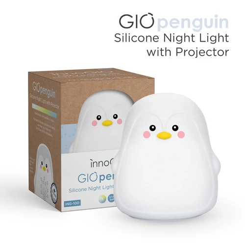 Lampada Led Giò Penguin in silicone
