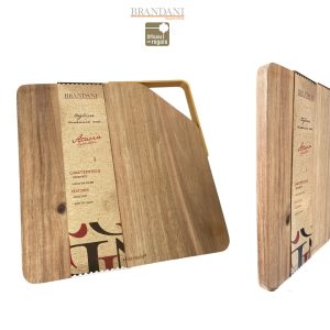 Tagliere in acacia Brandani quadrato