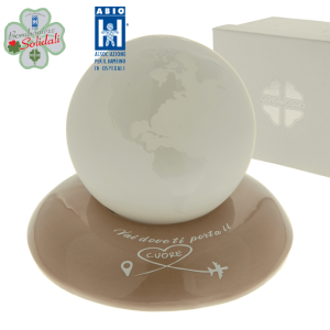Lampada Led con mappamondo Regalo Solidale ABIO