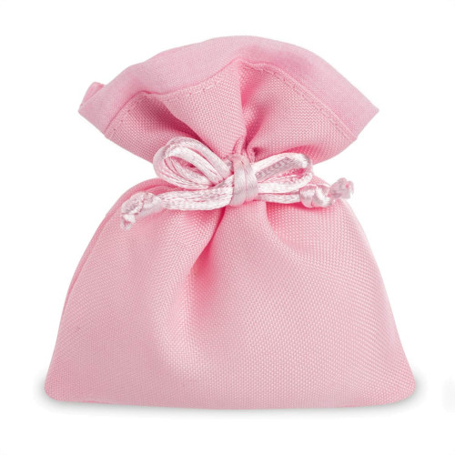 Sacchettino porta confetti rosa Bomboniere Nascita Battesimo