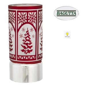 Lampada led idea regalo con decoro Natale Bagutta