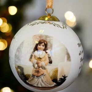 Palla di Natale in porcellana Edizione Limitata 2014 GOEBEL