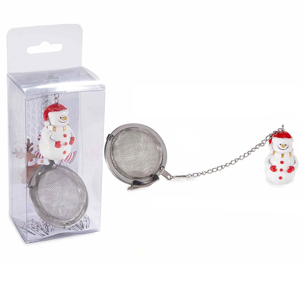 Infusore per tè e tisane con Pupazzo di Neve