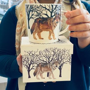 Tazza Mug Linea Winter animals con Lupo in scatola regalo